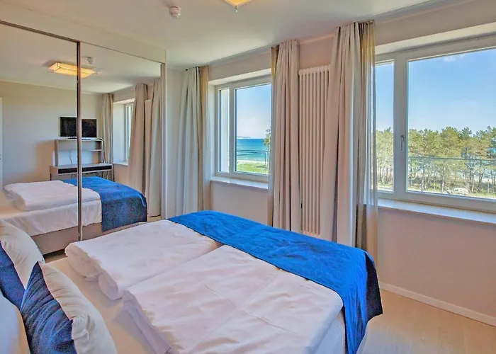 Dünenresidenz Prora - Skysuite mit Meerblick, 1 Schlafzimmer und Dachterrasse NP508